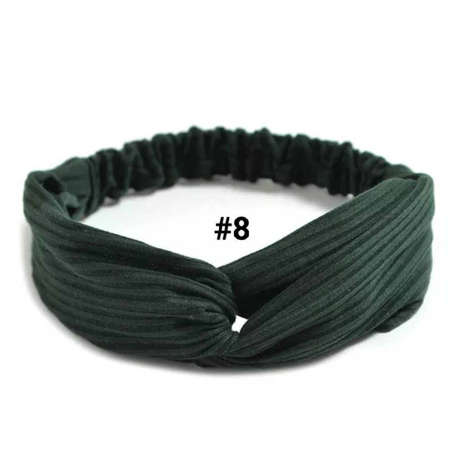 TWIST COTTON ELASTIC HEADBAND 