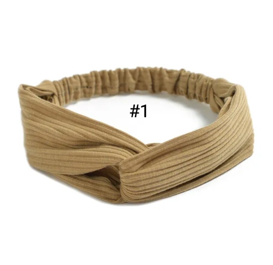 TWIST COTTON ELASTIC HEADBAND 