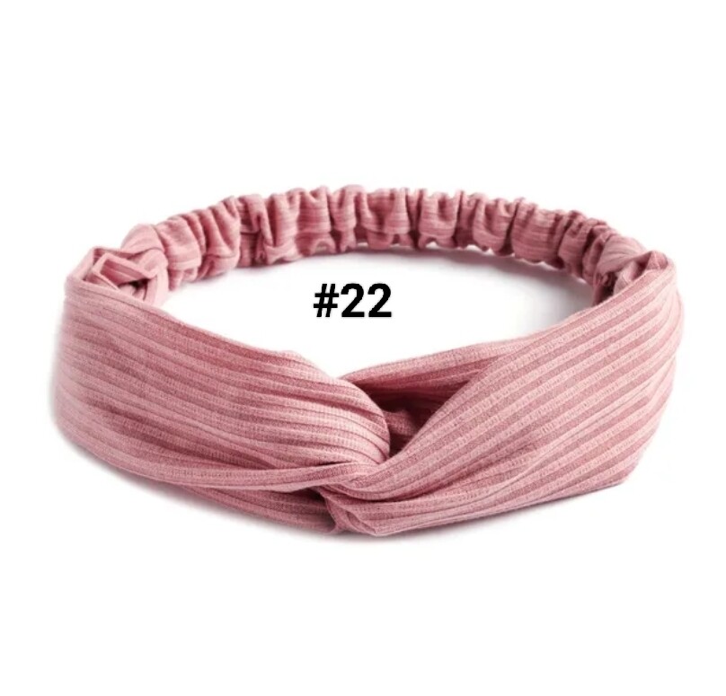 TWIST COTTON ELASTIC HEADBAND 