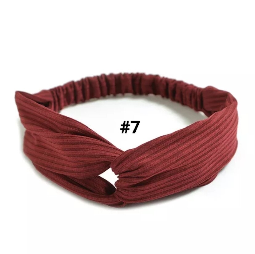 TWIST COTTON ELASTIC HEADBAND 