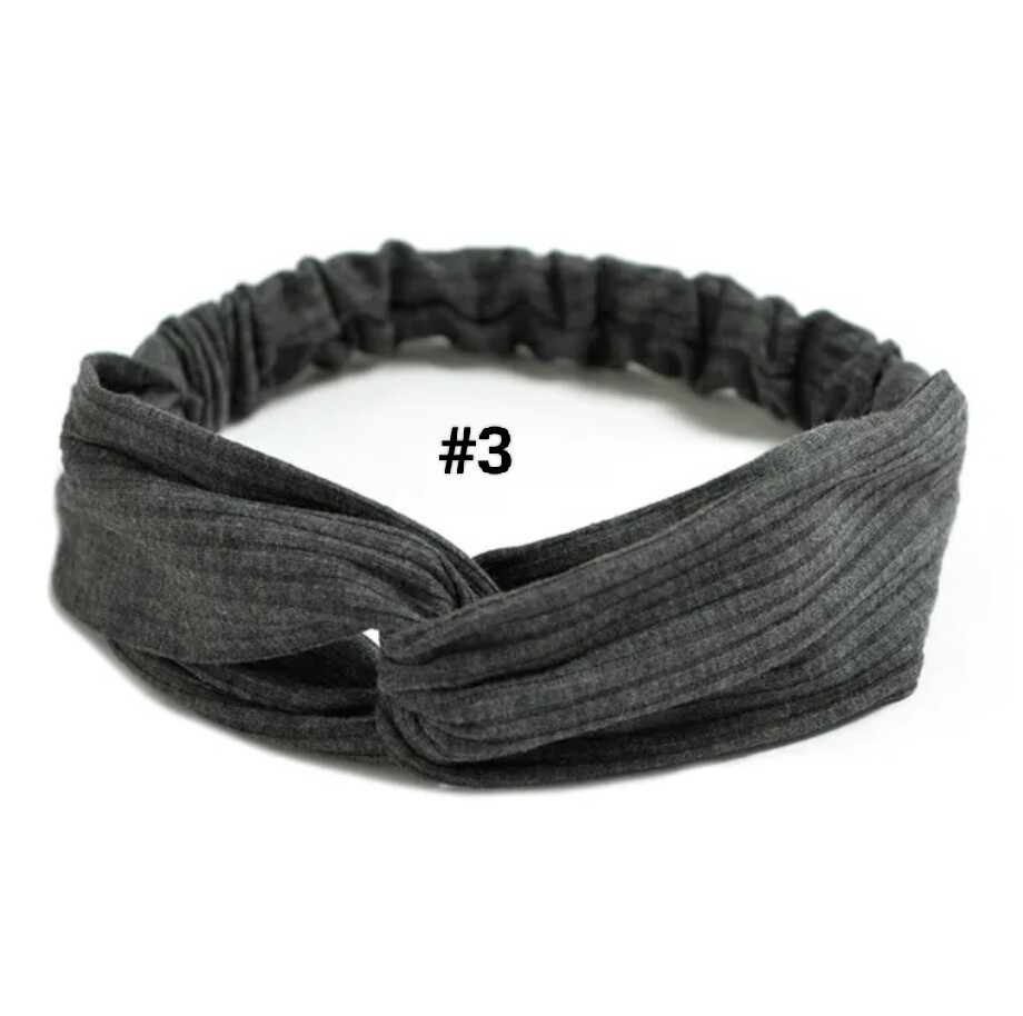 TWIST COTTON ELASTIC HEADBAND 