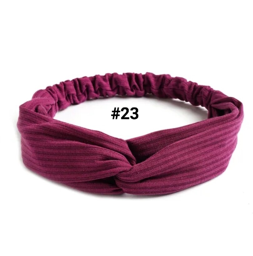 TWIST COTTON ELASTIC HEADBAND 