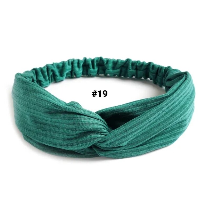 TWIST COTTON ELASTIC HEADBAND 