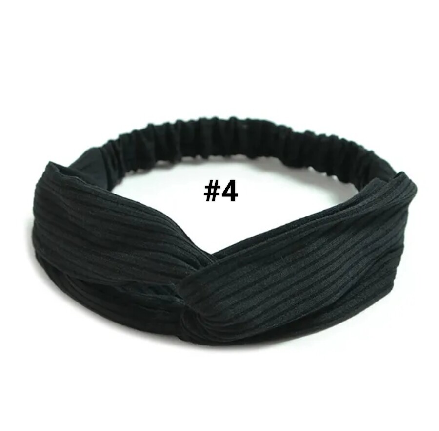 TWIST COTTON ELASTIC HEADBAND 