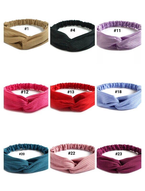 TWIST COTTON ELASTIC HEADBAND 