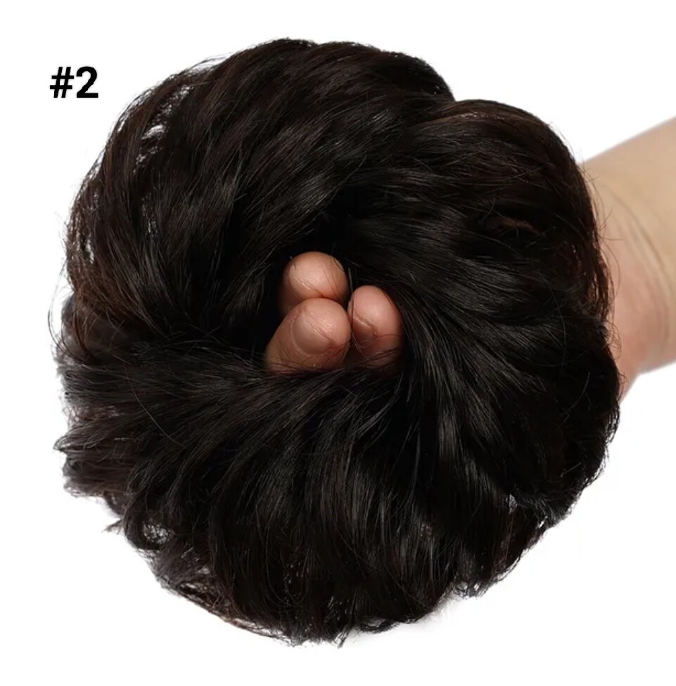 SCRUNCHIE HUMAN HAIR BUN