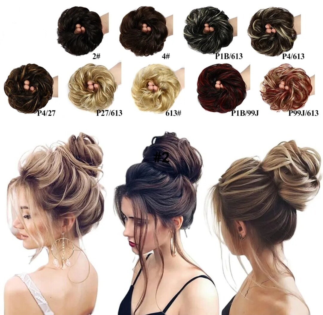 SCRUNCHIE HUMAN HAIR BUN