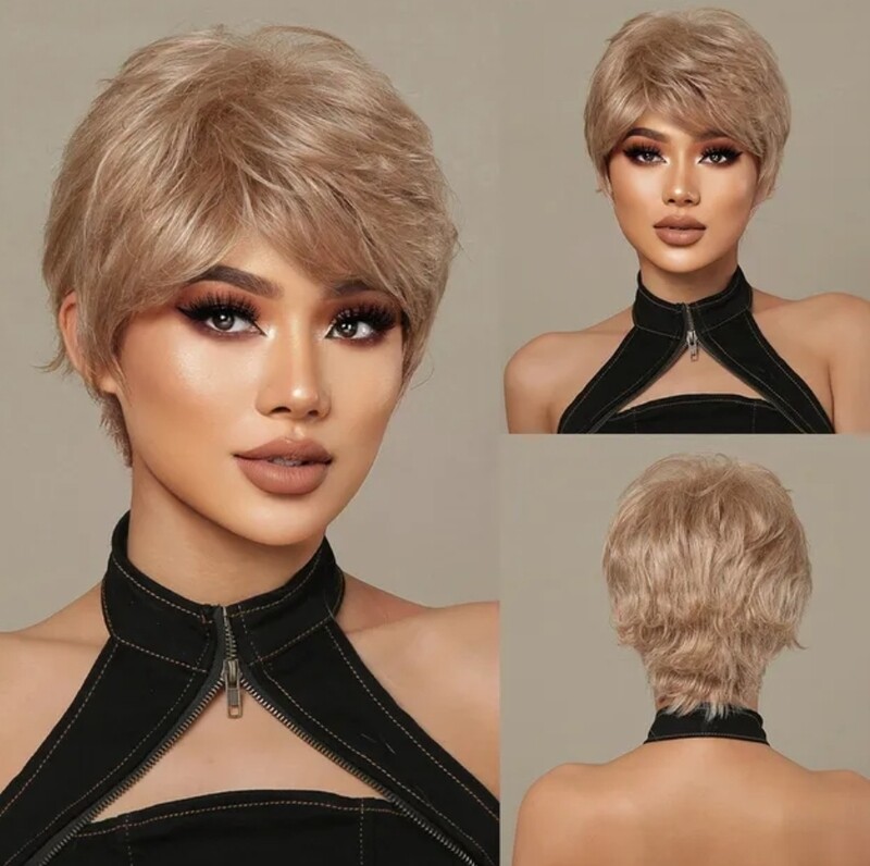 Mariah Wig | Strawberry Blonde Human Hair Blend