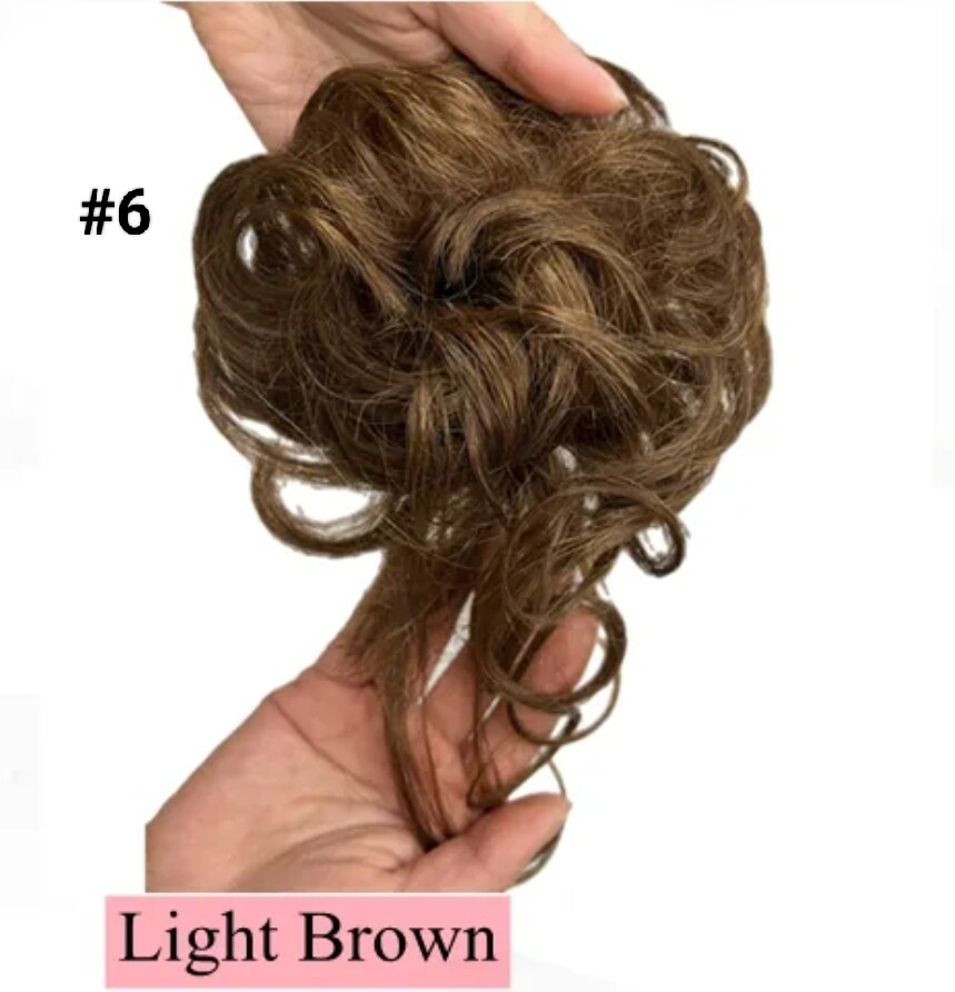 SCRUNCHIE HUMAN HAIR BUN
