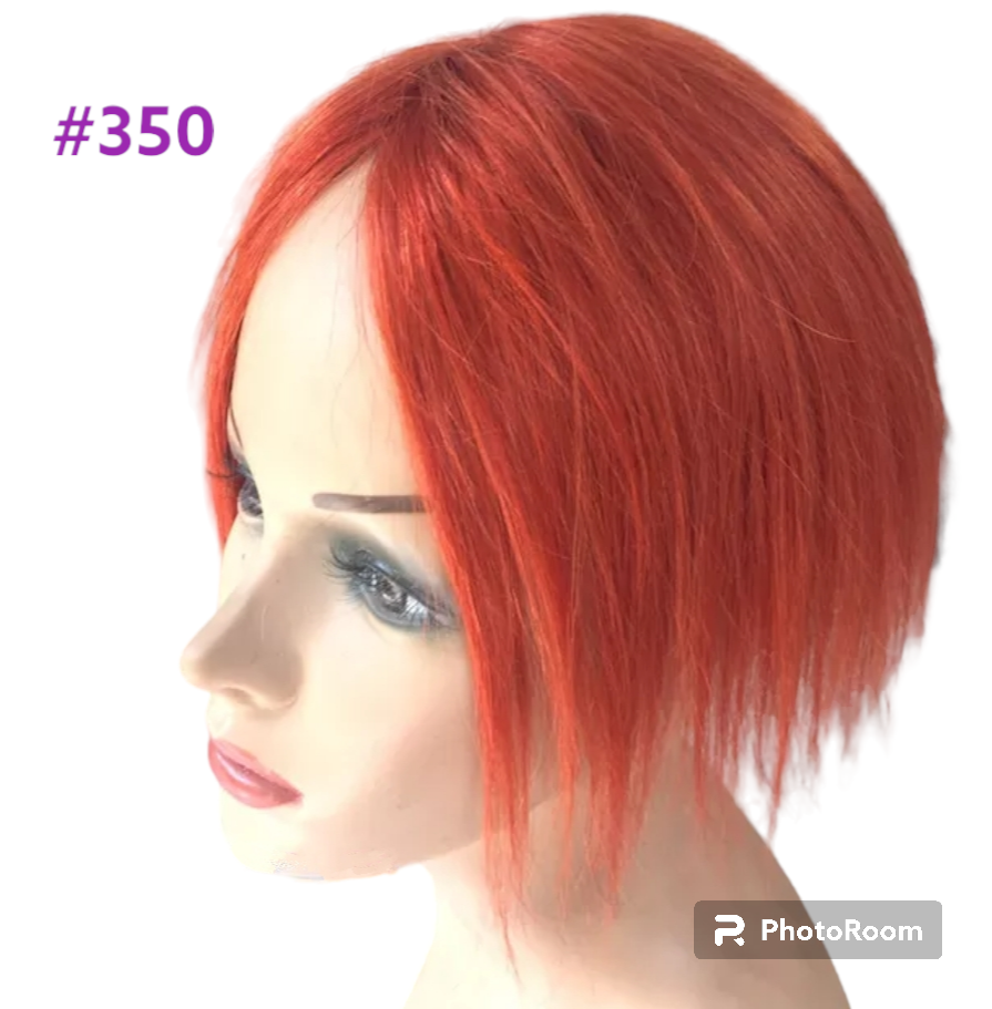 HUMAN HAIR TOPPER PU Base 4x5cm