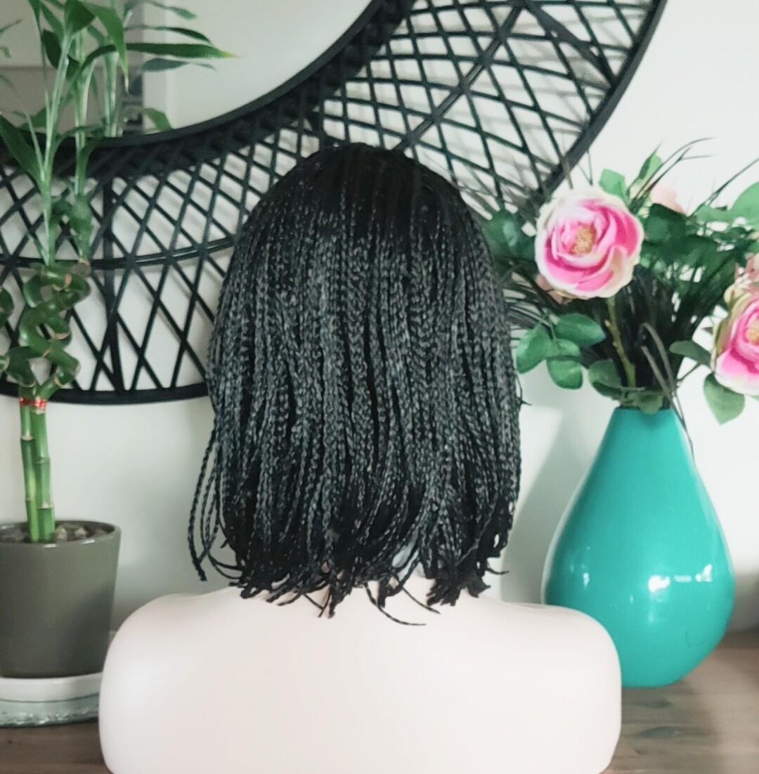 Taylah Wig | Natural Black Box Braids