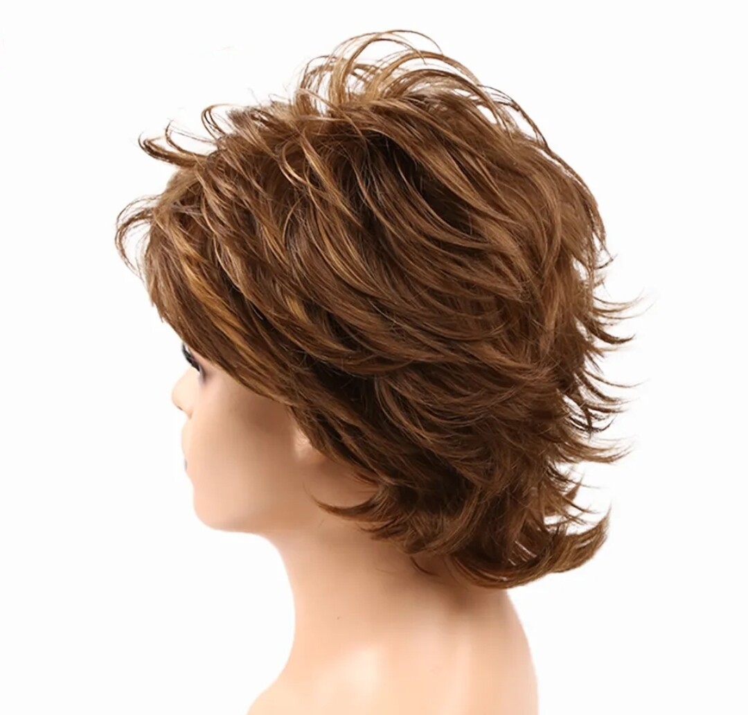 Marni Wig | Ginger with Golden Highlights Human Hair Blend 
