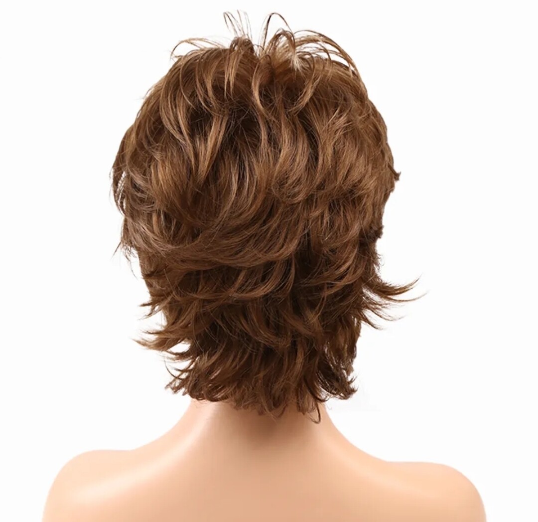 Marni Wig | Ginger with Golden Highlights Human Hair Blend 