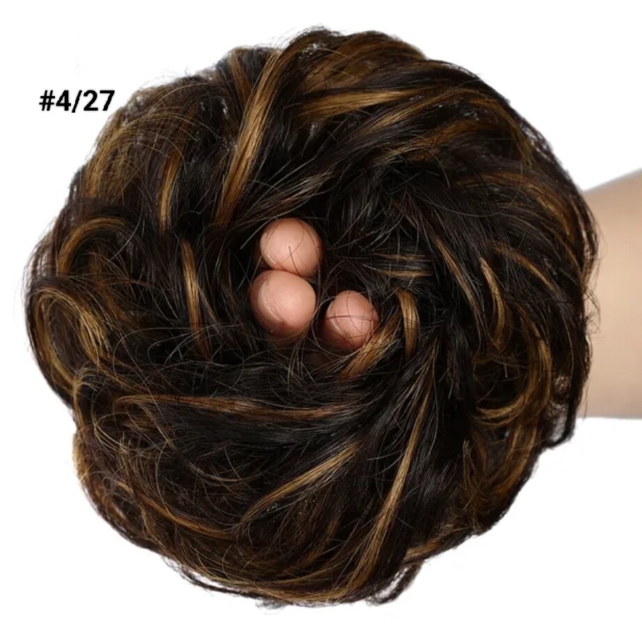 SCRUNCHIE HUMAN HAIR BUN