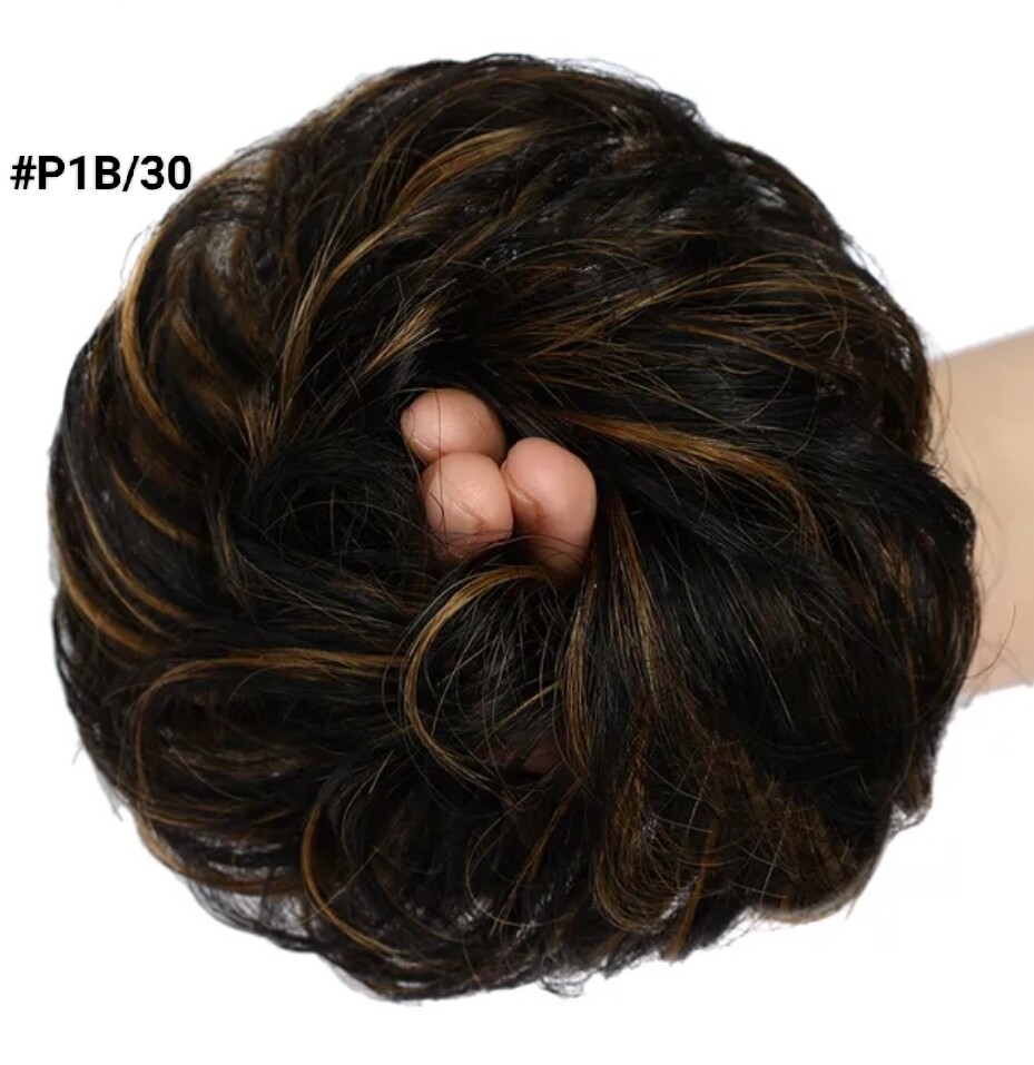 SCRUNCHIE HUMAN HAIR BUN