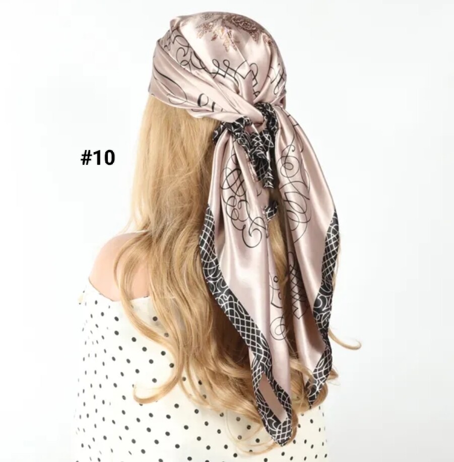 DESIGNER SILK HEADSCARF