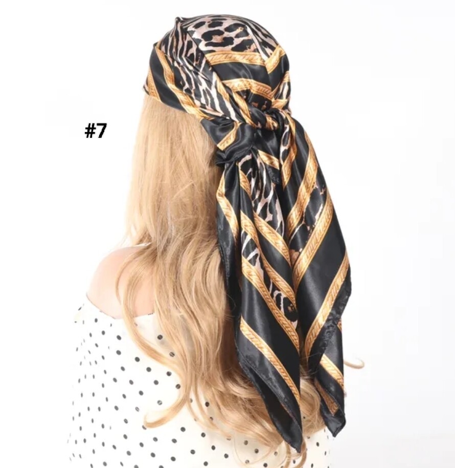 DESIGNER SILK HEADSCARF