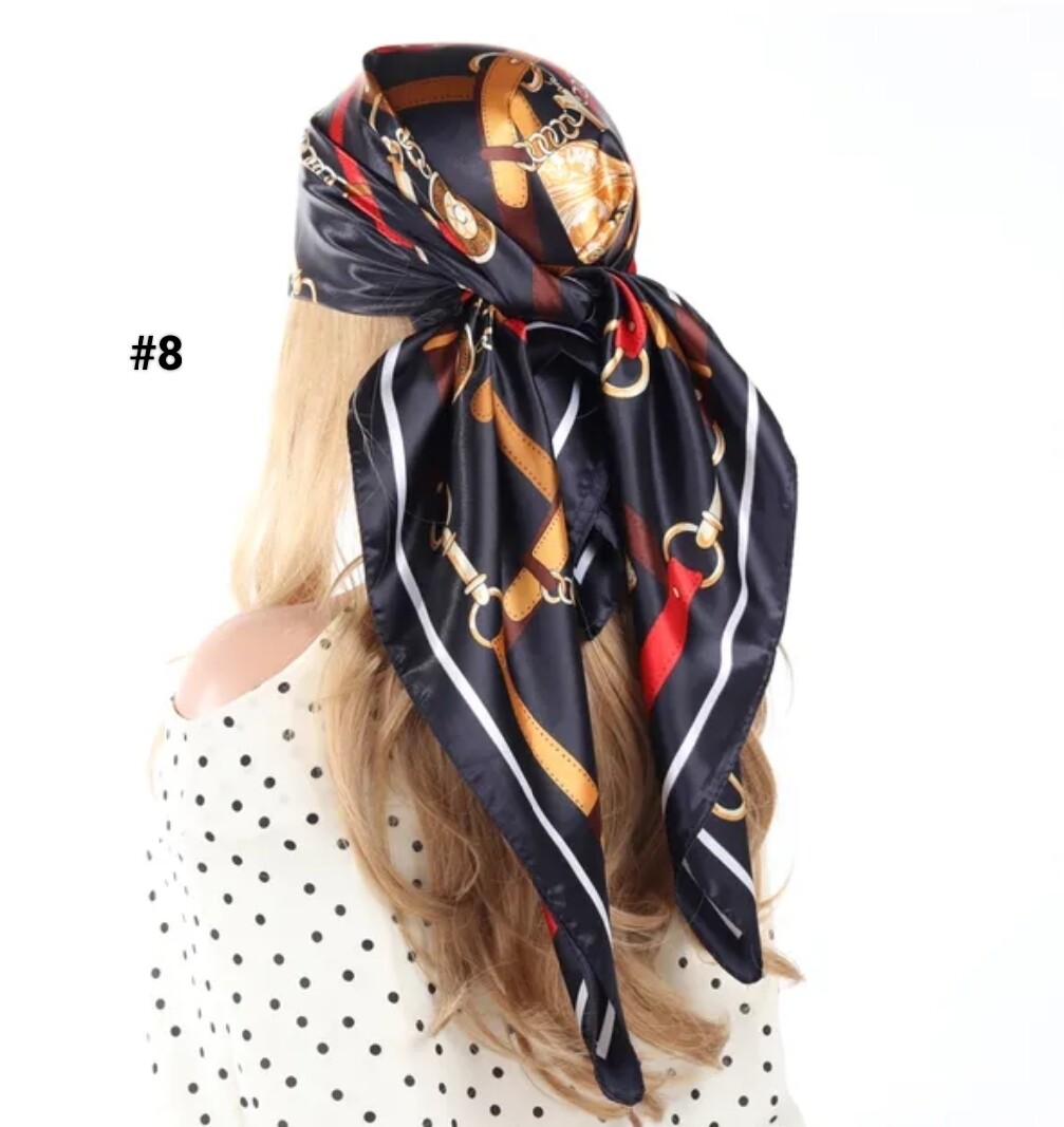 DESIGNER SILK HEADSCARF