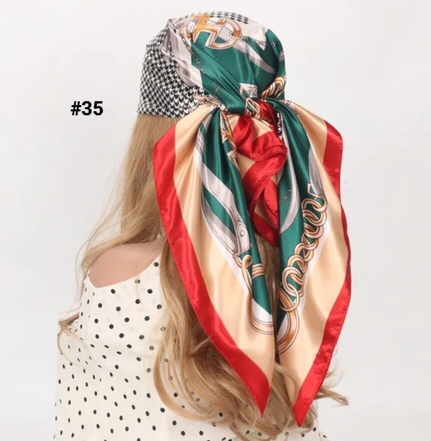 DESIGNER SILK HEADSCARF