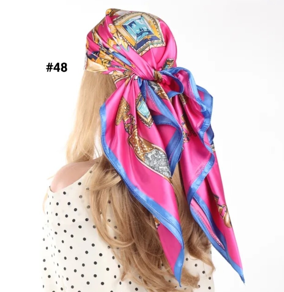 DESIGNER SILK HEADSCARF