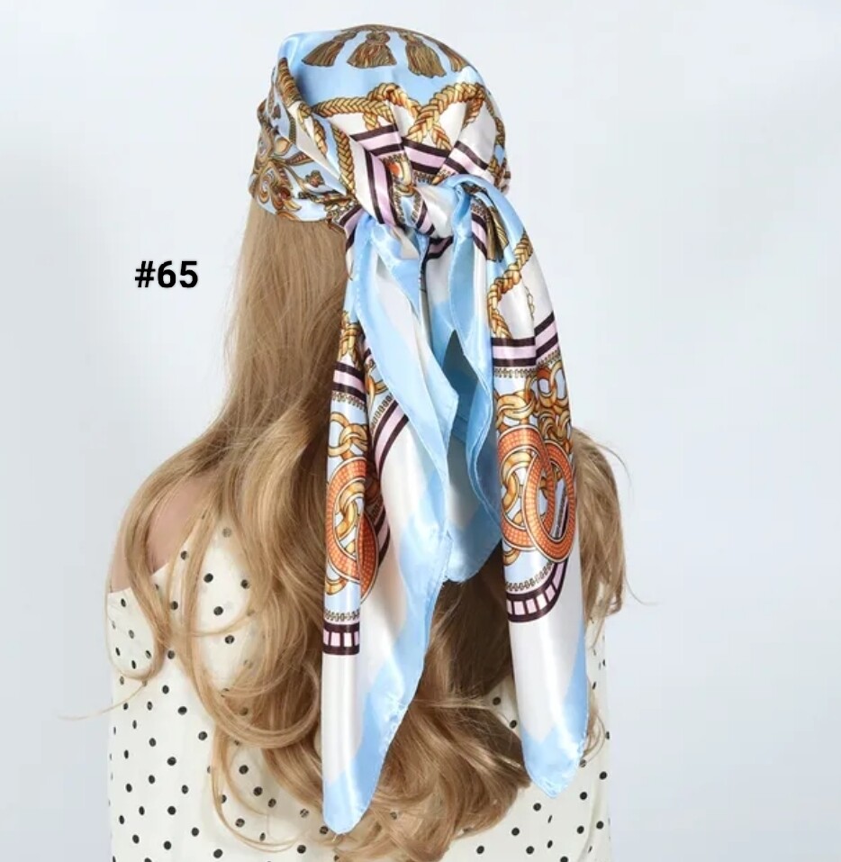 DESIGNER SILK HEADSCARF