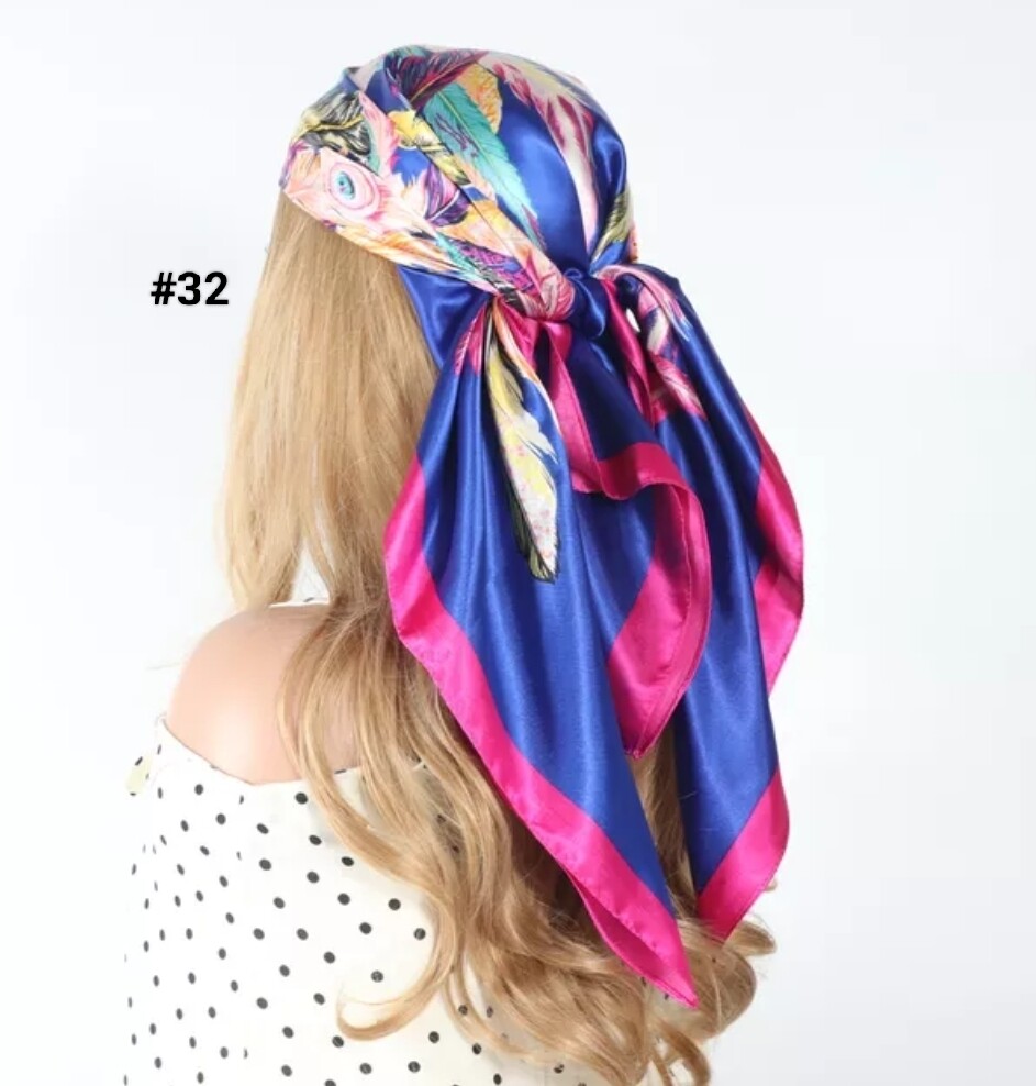 DESIGNER SILK HEADSCARF