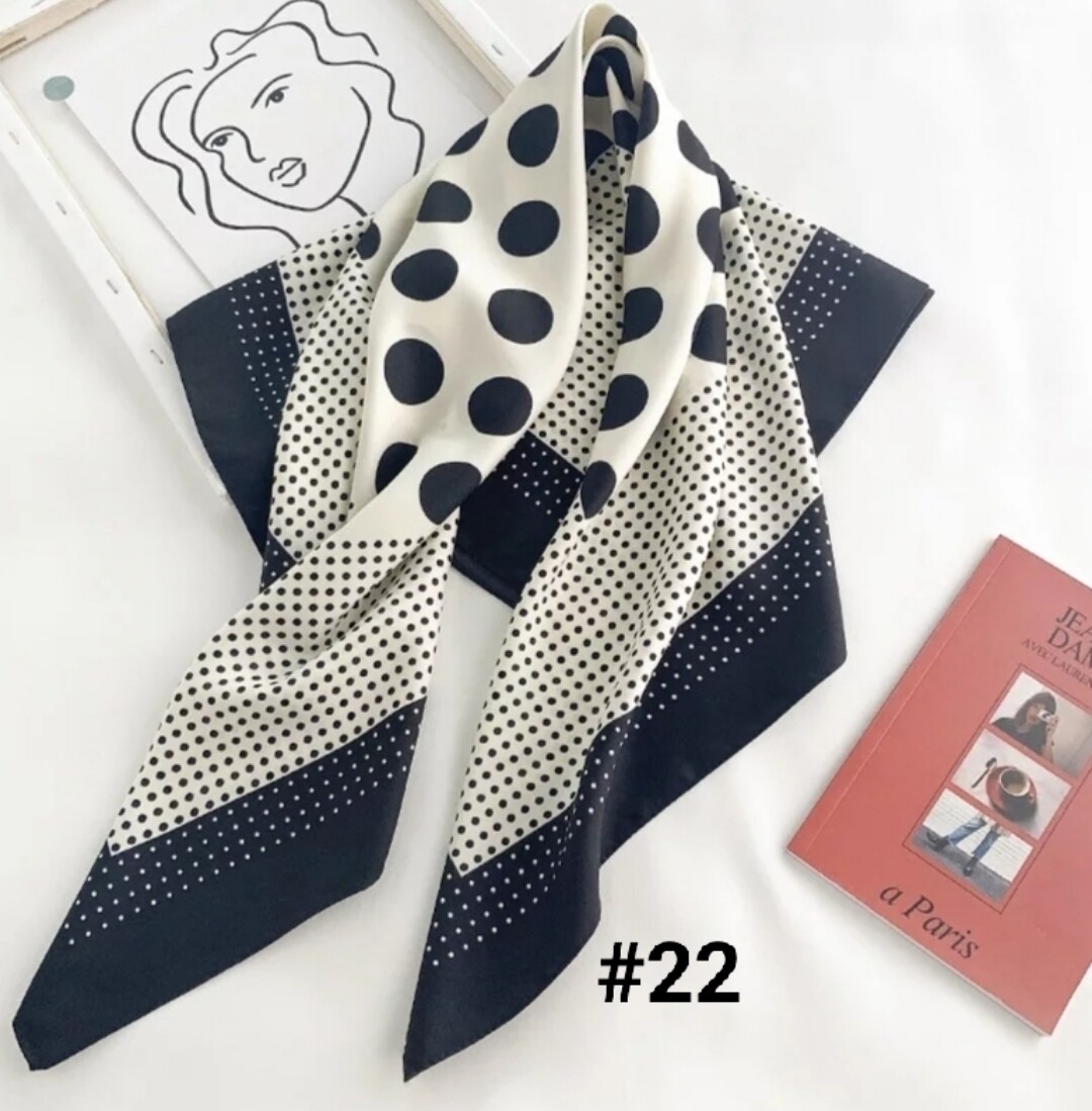DESIGNER SILK HEADSCARF