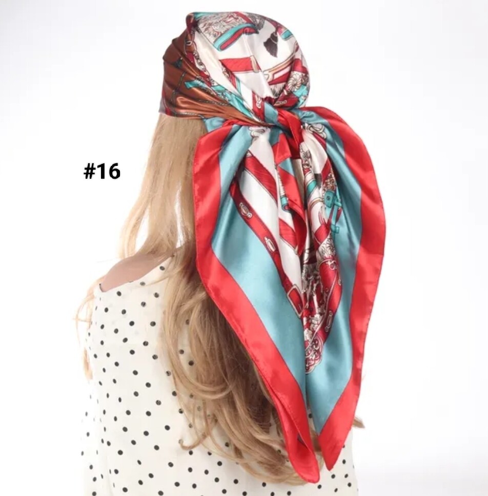 DESIGNER SILK HEADSCARF