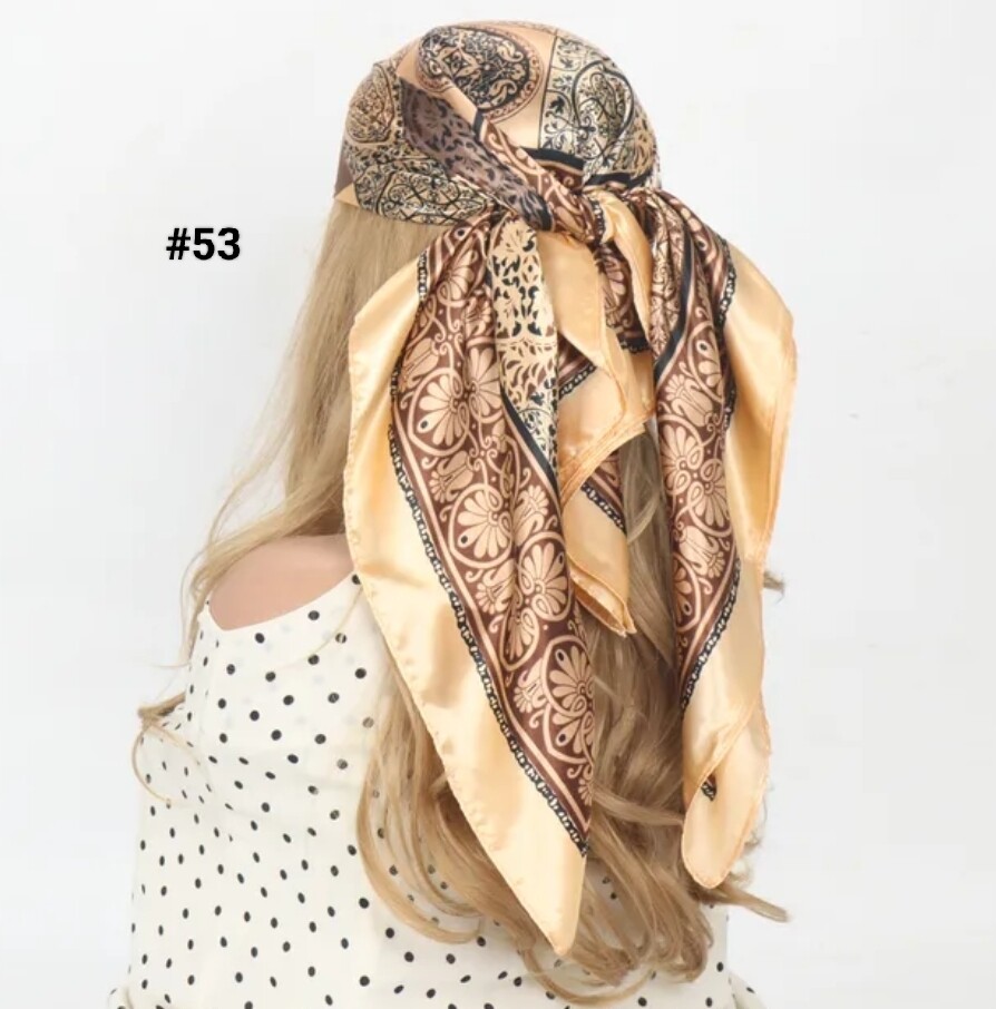 DESIGNER SILK HEADSCARF