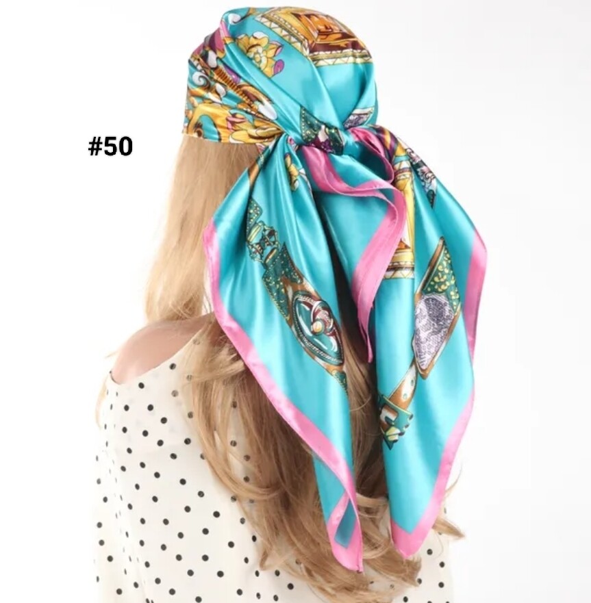 DESIGNER SILK HEADSCARF