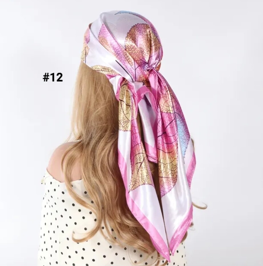 DESIGNER SILK HEADSCARF