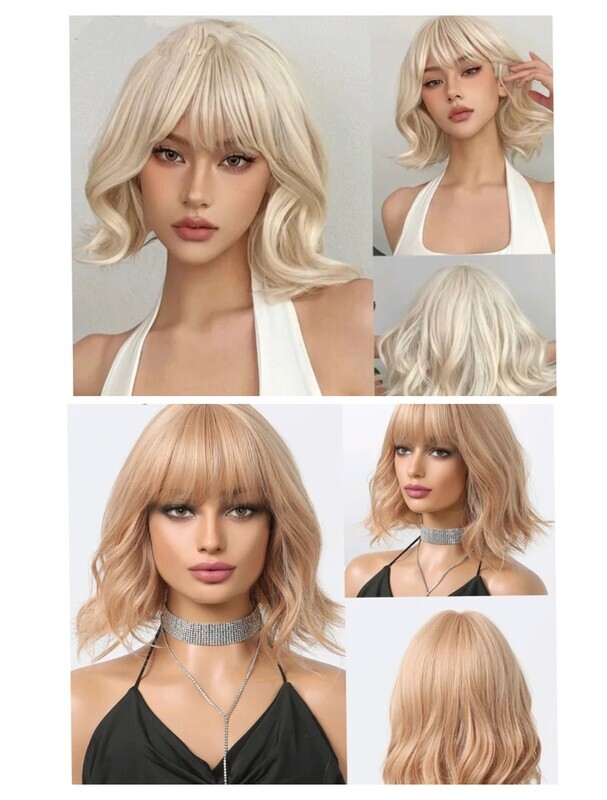 Marni Wig | Strawberry &amp; Platinum Blonde 