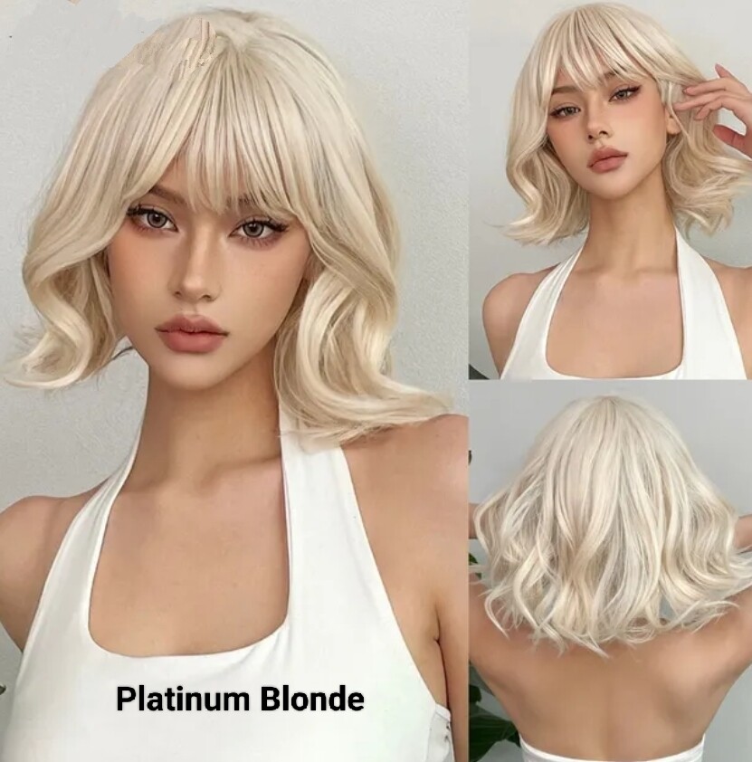 Marni Wig | Strawberry &amp; Platinum Blonde 