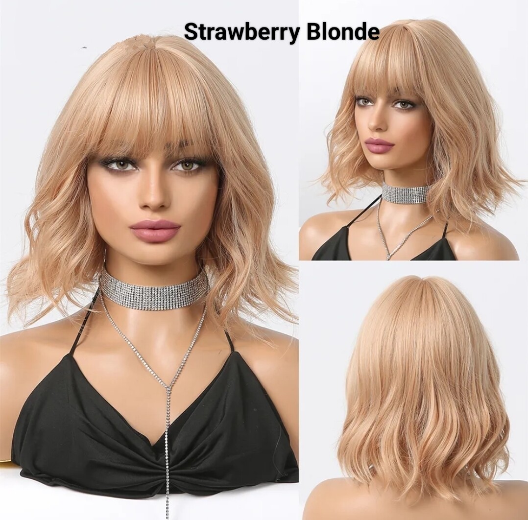 Marni Wig | Strawberry &amp; Platinum Blonde 