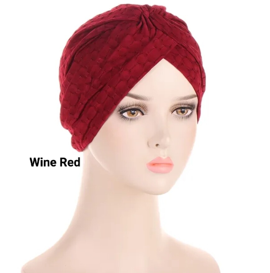 ELEGANT TEXTURED TURBAN
