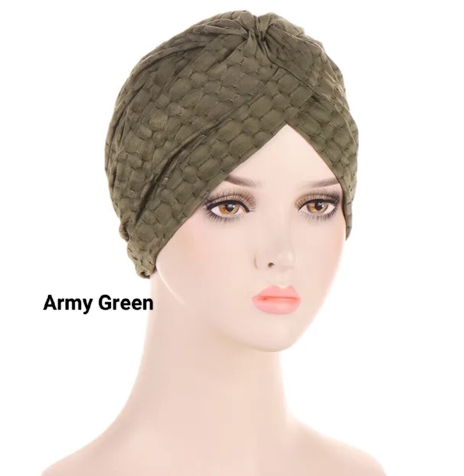 ELEGANT TEXTURED TURBAN