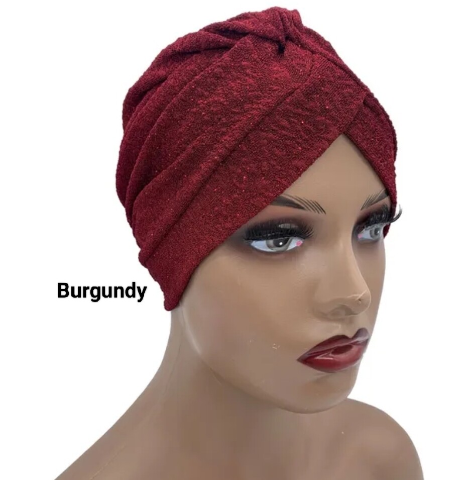 EVENING GLITTER TURBAN