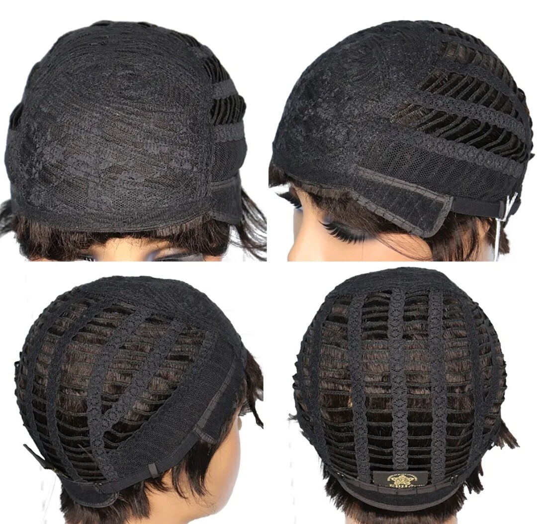 Sue Wigs | Short Curly Human Hair