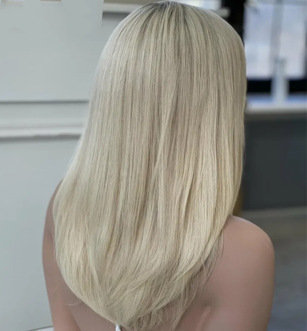 Iris Wig | Light Blonde Human Hair 