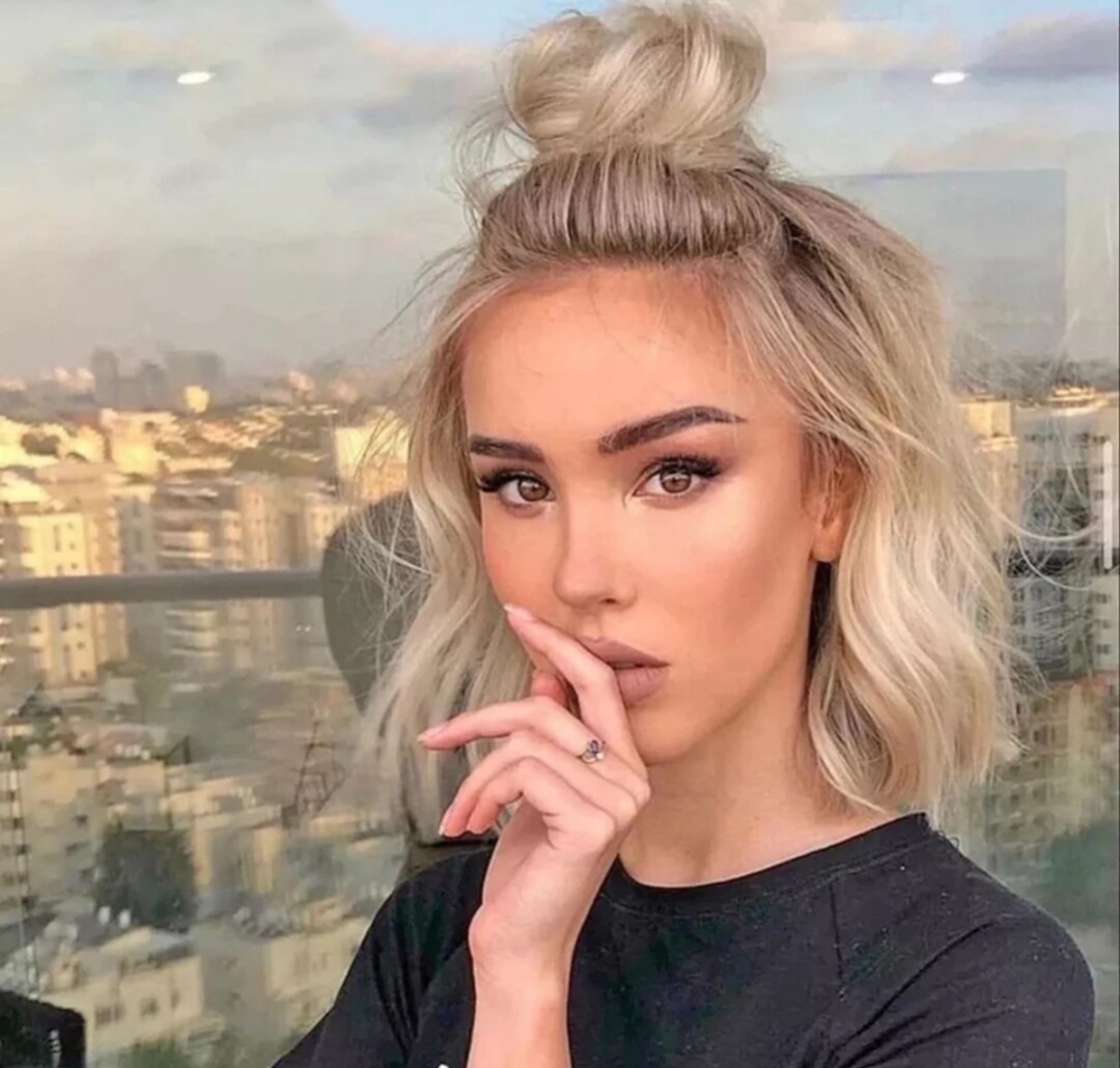 Shareen Wig | Ash Blonde Balayage Human Hair Lace Front