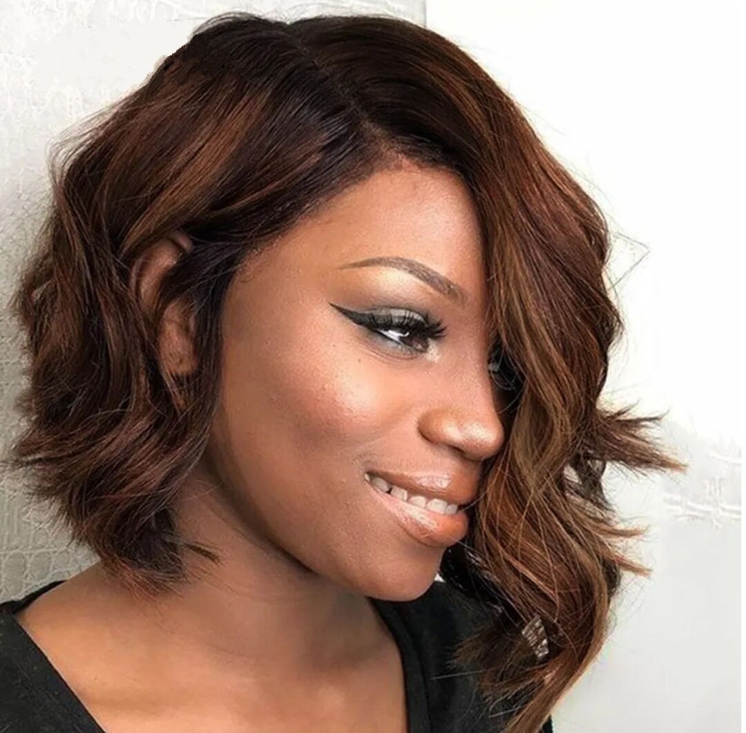 Talia Wigs | French Curl Human Hair Lace Front