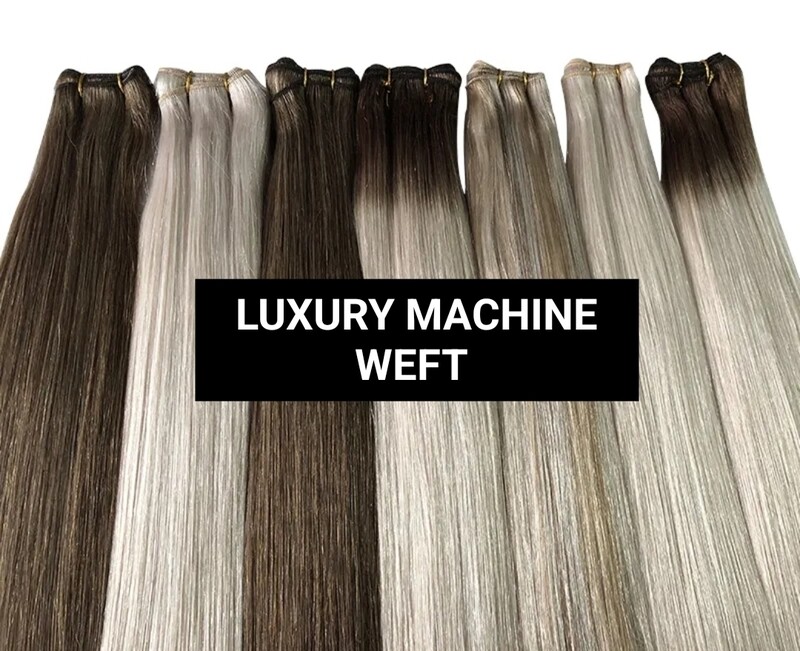 LUXURY MACHINE WEFT HAIR EXTENSIONS