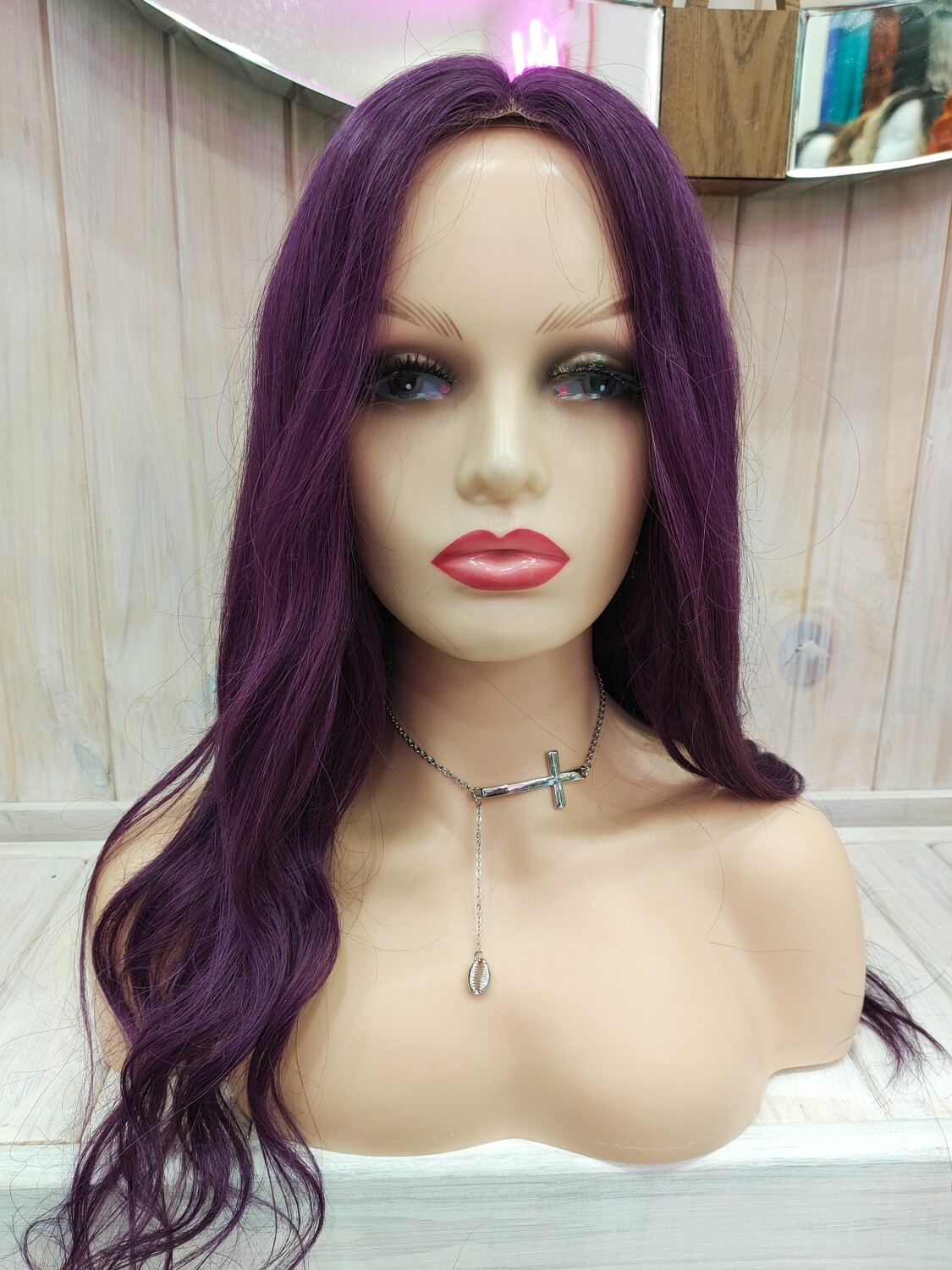 Elsie Wig | Dark Purple Human Hair Lace Front 