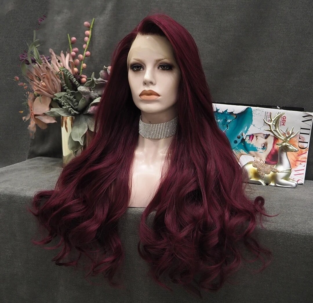 Alice Wig | Wine Red Free Part Lace Front 