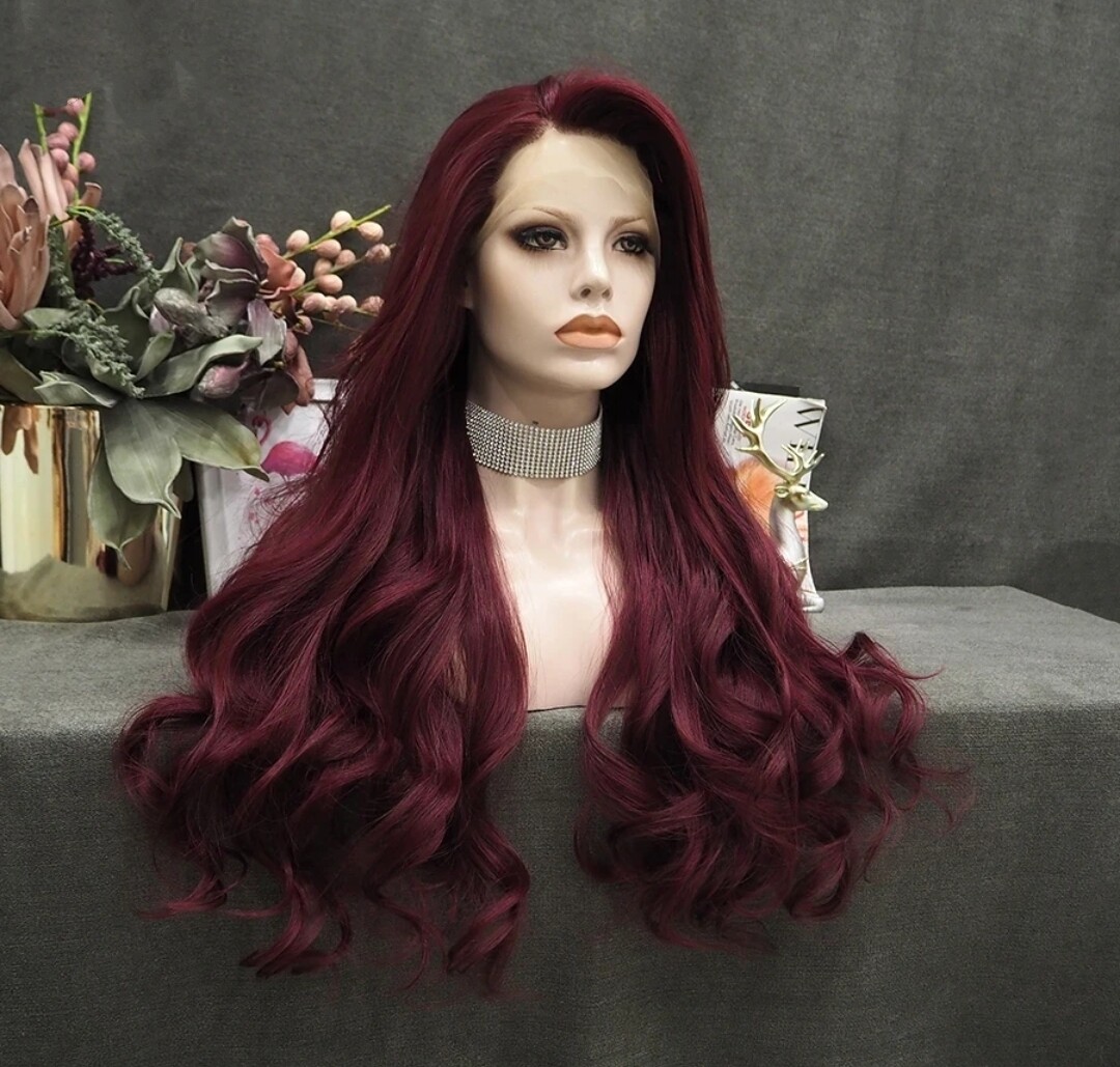 Alice Wig | Wine Red Free Part Lace Front 