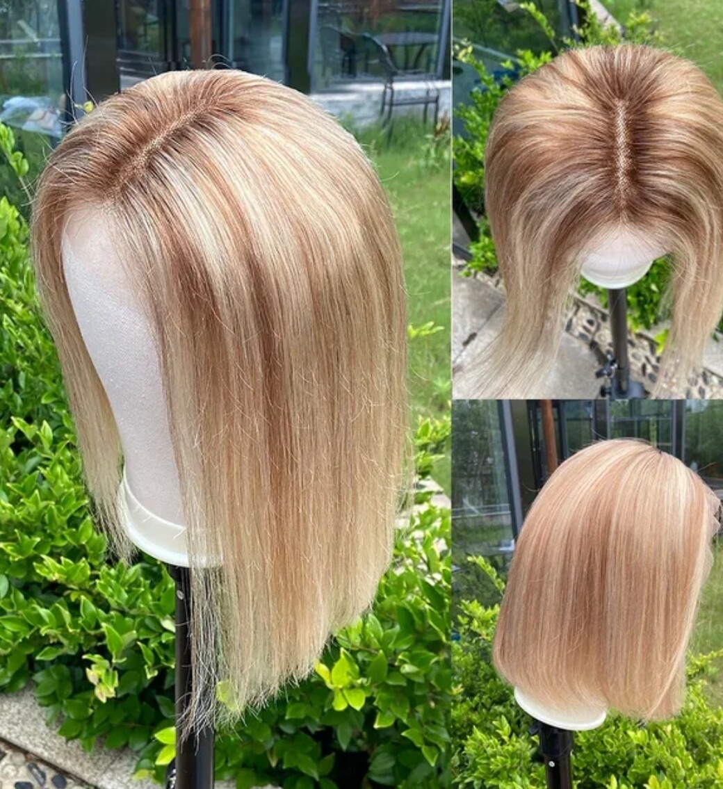 Olive Wig | Streaky Blonde Human Hair Lace Front