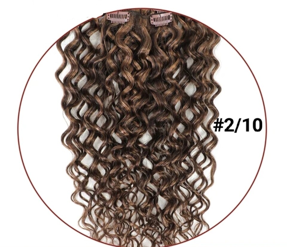 CLIP IN EXTENSION HUMAN HAIR 14 INCH