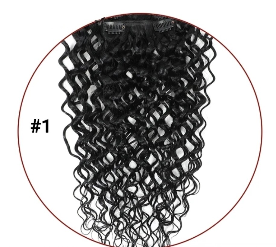 CLIP IN EXTENSION HUMAN HAIR 14 INCH