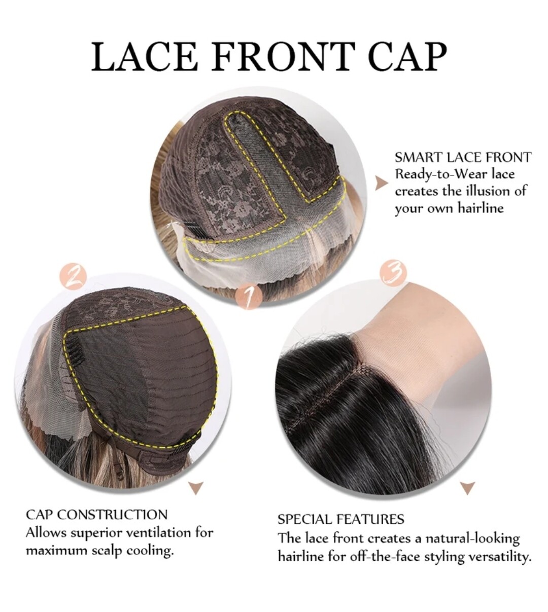 Ginger Wig | Honey Blonde Balayage Lace Front