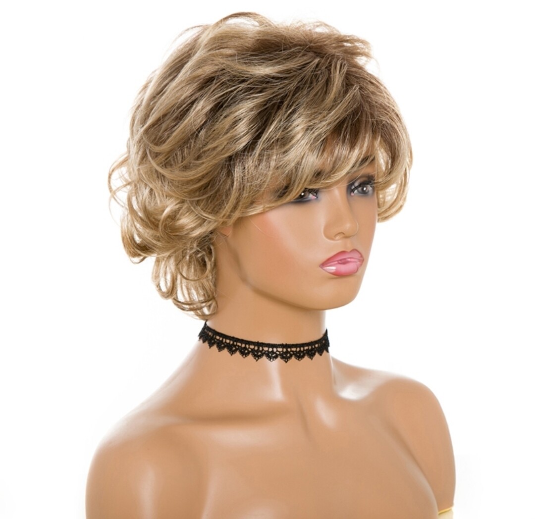Sofie Wig | Dark Blonde Human Hair Blend